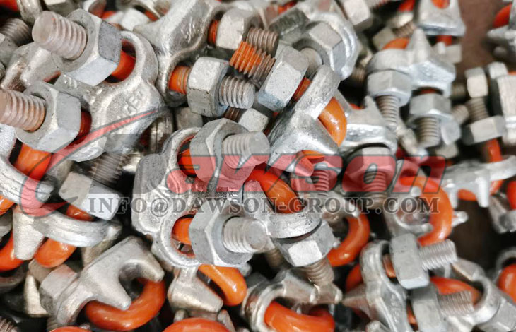 Clips para cable de alambre de alta resistencia forjados tipo americano tipo EE. UU. - Dawson Group Ltd. - Fabricante, proveedor de China