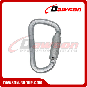 DSJ-1038 حلقة تسلق فولاذية لحزام أمان الجسم بالكامل، حلقة تسلق فولاذية على شكل حرف D