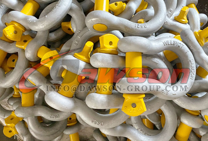 Grillete de anclaje con pasador de tornillo de aleaci&oacute;n forjada tipo EE. UU., Grillete de arco S6 de alta resistencia - Dawson Group Ltd. - Fabricante, proveedor y f&aacute;brica de China