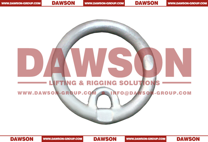 DAWSON WLL 22T 50MMX500MM HDG Anillo redondo de soporte de cadena de amarre de acero forjado - Dawson Group Ltd. - Fabricante, proveedor de China
