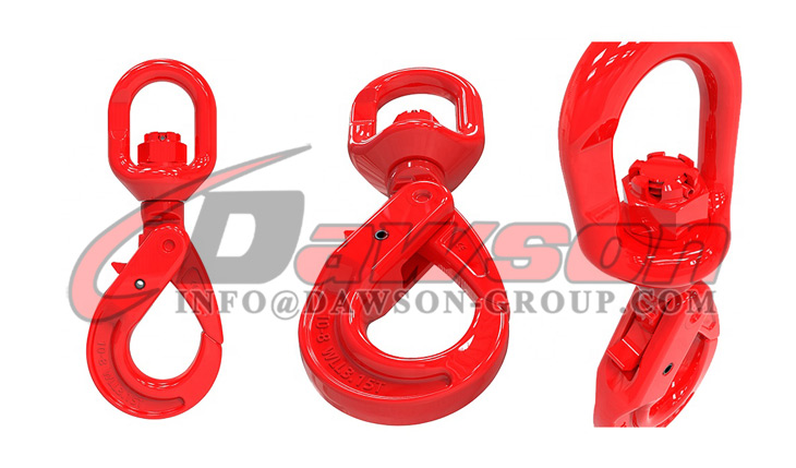 DS755 G80 Gancho autoblocante giratorio mejorado para eslingas de cadena de elevaci&oacute;n - Dawson Group Ltd. - F&aacute;brica, fabricante, proveedor de China