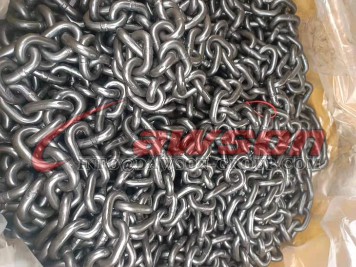 Corrente de elo de pesca curta pintada de preto grau 80 de liga de a&ccedil;o, corrente de pesca G80 - Dawson Group Ltd. - Fornecedor, f&aacute;brica e fabricante na China