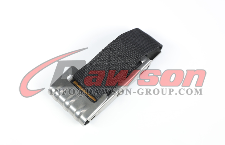 BS EN12195-2 45MM LC 300daN أشرطة إبزيم سوداء مركزية مع خطاف مسطح - Dawson Group Ltd. - الصين الصانع والمورد