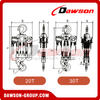 DSVS-B 0.25T - 30T كتلة السلسلة، كتلة بكرة السلسلة للرفع
