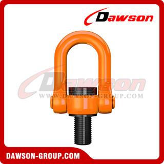 DAWSON M8-M100 Rosca métrica Manilha giratória dupla G80 Anel de talha giratória