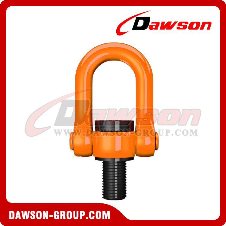 DAWSON M8-M100 Rosca métrica Doble grillete giratorio G80 Anillo de elevación giratorio