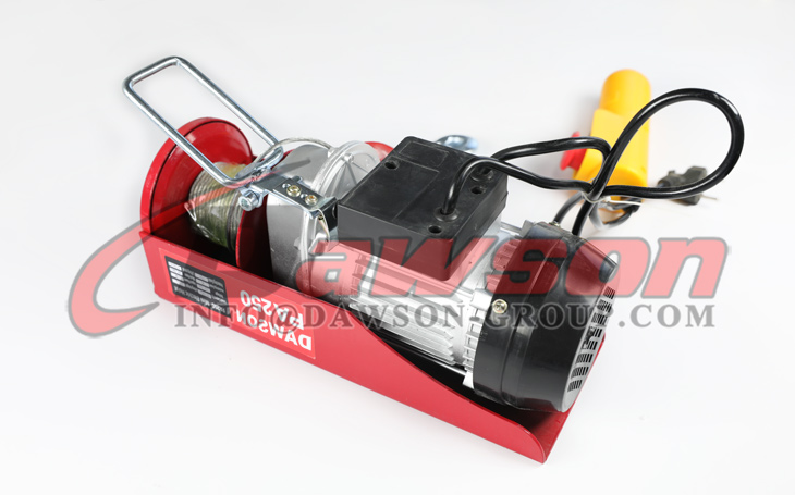 Mini polipasto de cable el&eacute;ctrico de acero DS-PA200 para elevaci&oacute;n, polipasto de cable el&eacute;ctrico peque&ntilde;o - Dawson Group Ltd. - F&aacute;brica de China, proveedor