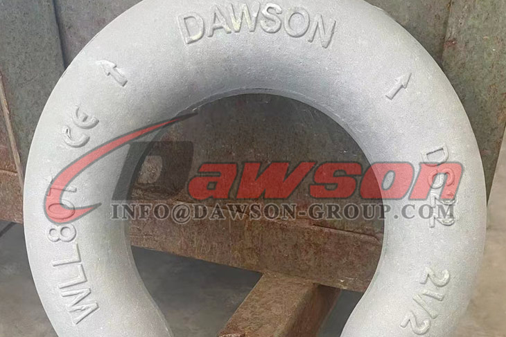 DAWSON BRAND Grau T8 DG2130A Manilha de arco de liga de a&ccedil;o forjado com pino de seguran&ccedil;a, Manilha de &acirc;ncora tipo parafuso G8 Classe DG2140 80T - Dawson Group Ltd.