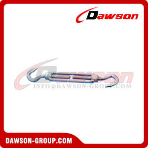 Esticador DIN1480 de aço inoxidável com gancho e gancho