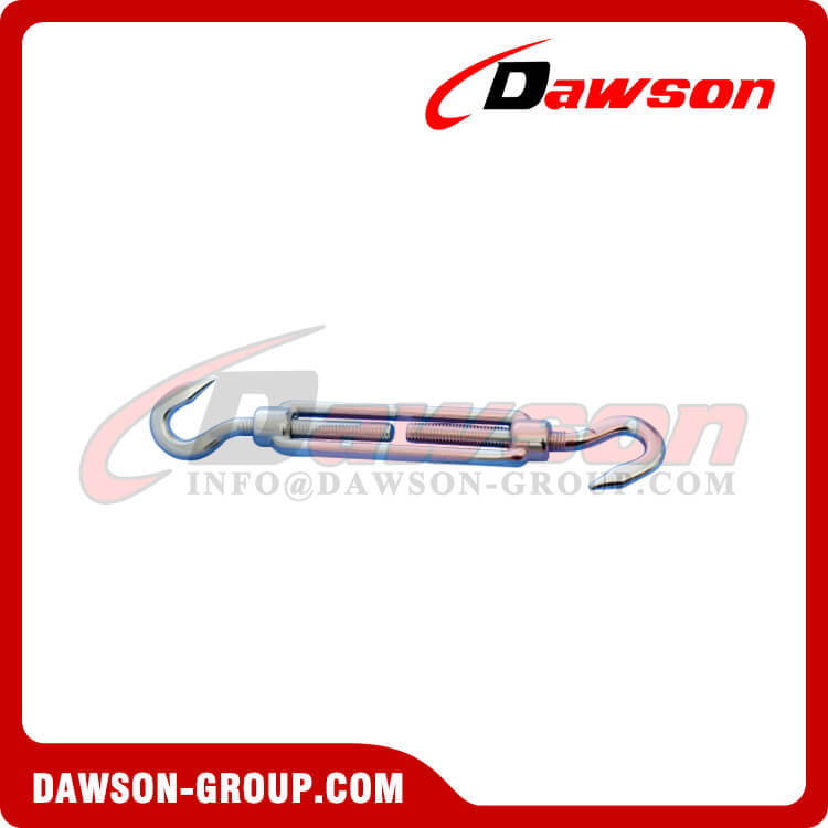 Tensor de acero inoxidable DIN1480 con gancho y gancho