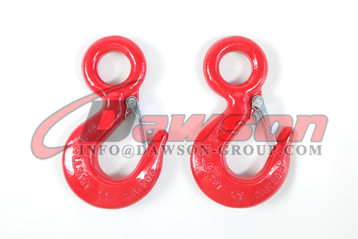 DS039 Gancho de eslinga de ojo de grado 80 con pestillo para cadena de elevaci&oacute;n - Dawson Group Ltd. - Proveedor de China, F&aacute;brica
