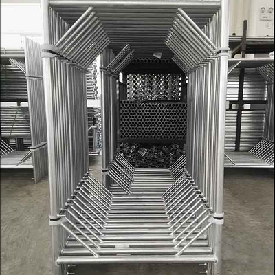 Sistema de andamio de marco galvanizado de fábrica de China