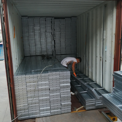 Tablas de caminata de andamios de acero galvanizado BS1139