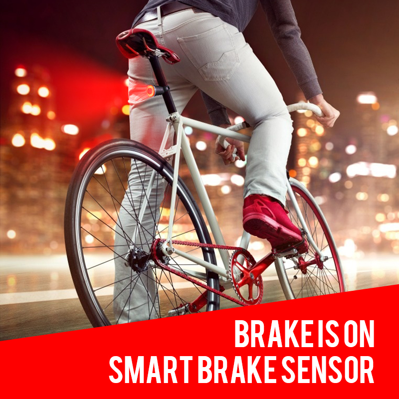 smart bike brake light /tail light /stoplight