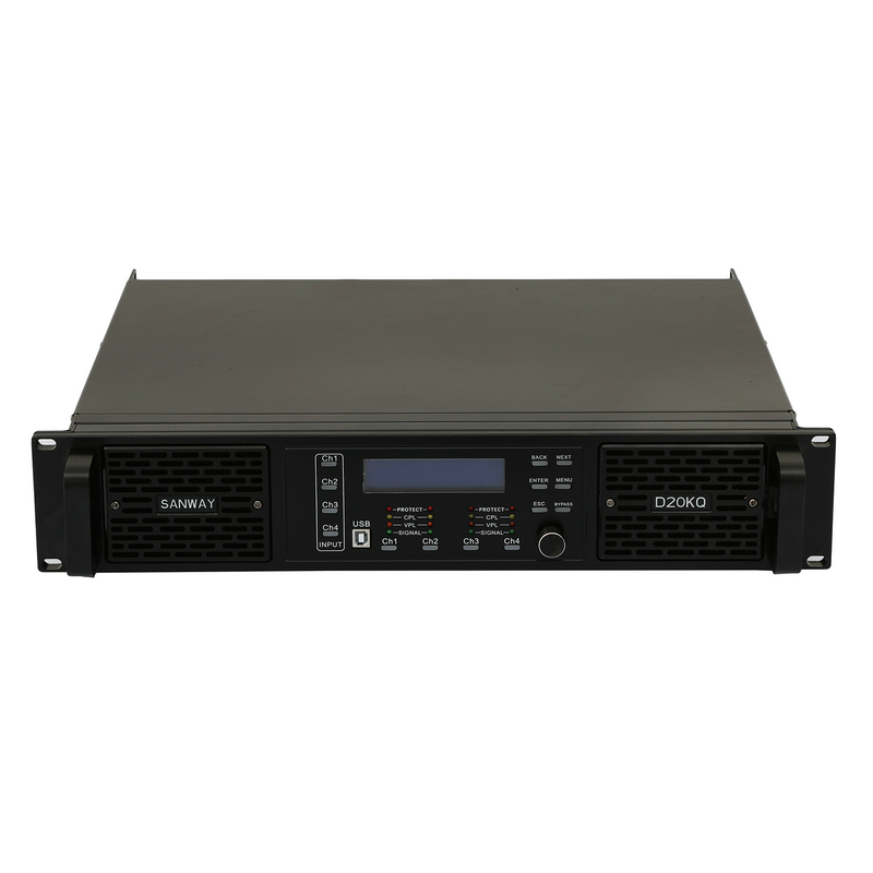 D20KQ 4 canal Clase D Amplificador digital DSP 16000W para subwoofer 
