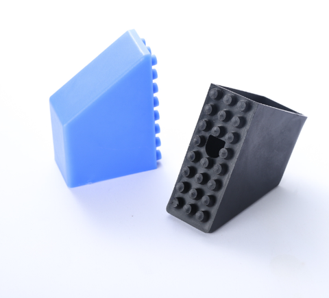 Sloping Rectangle Antislip Plastic End Cap for Chair Table Leg (YZF-FU013)