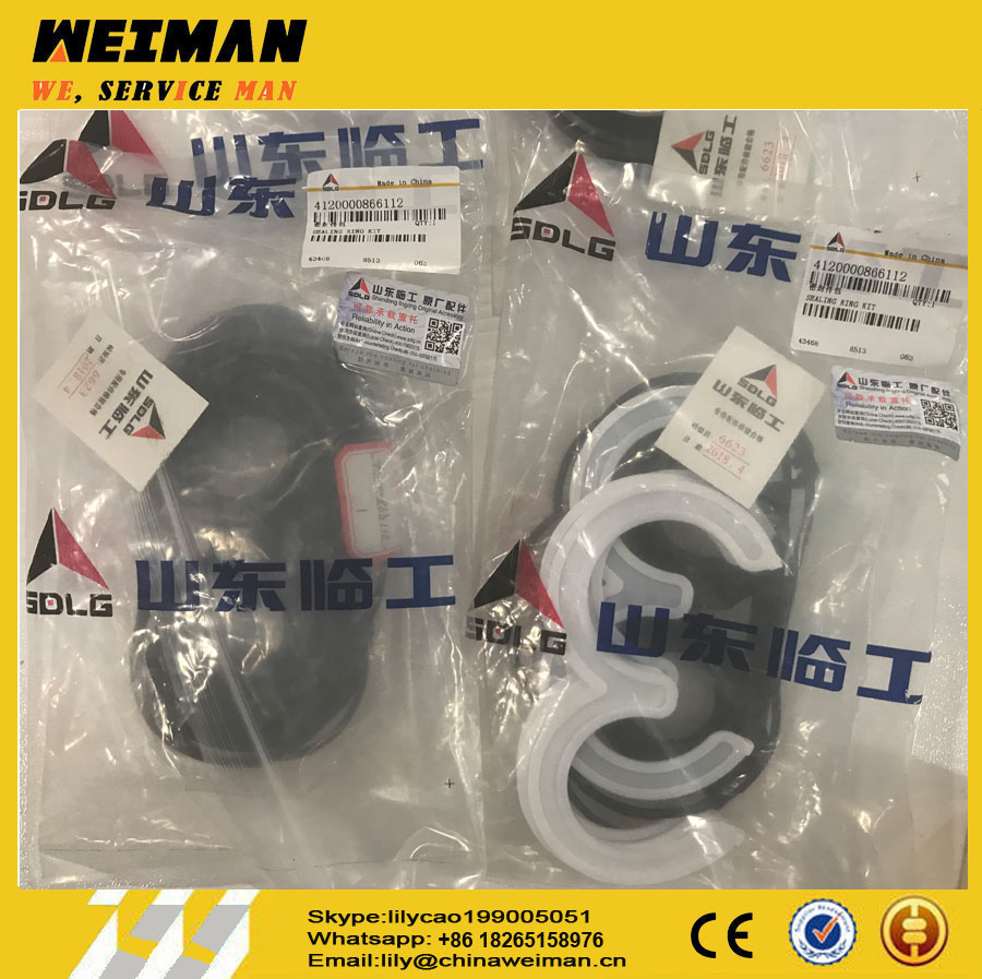 sdlg Original sealing ring kit 4120000866112 from China wheel loader Genuine parts