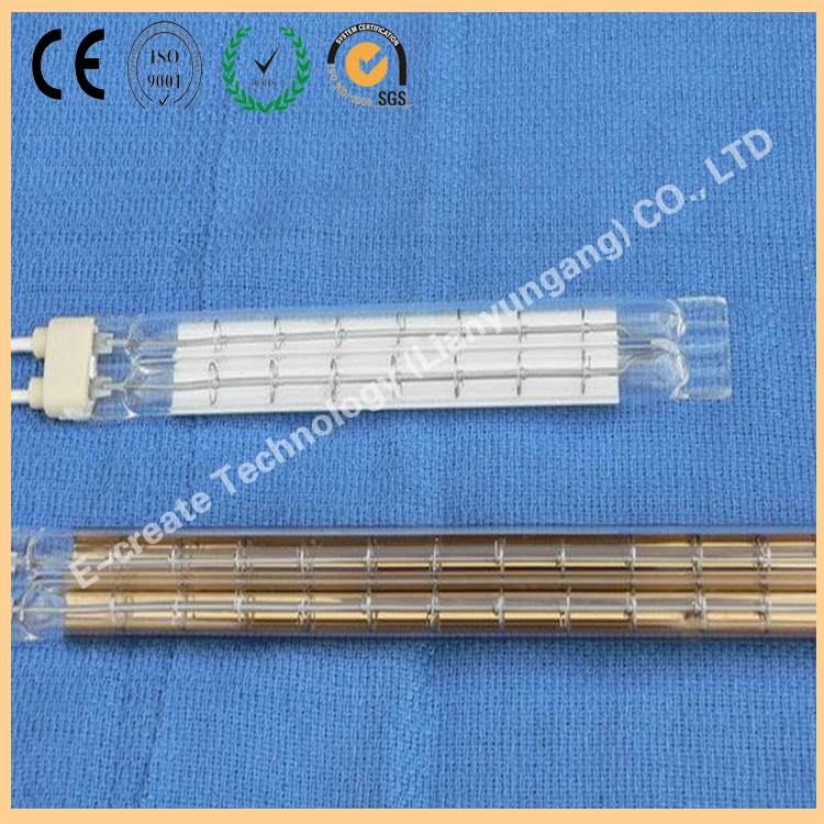 Infrared radiation heating tube, gold-plated heating tube, white-plated heating tube, gold-plated infrared radiator