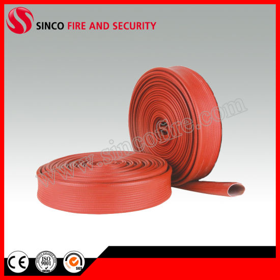 Red Color Fire Hose with BS Fire Hose Couplings