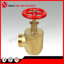 Fire Hose Angle Valve with F1.5"NPT Inlet and 1.5"Nh Outlet