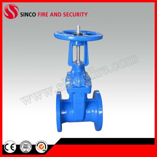 Ductile Cast Iron Flanged Resilient Seat Rising Stem Gate Valve