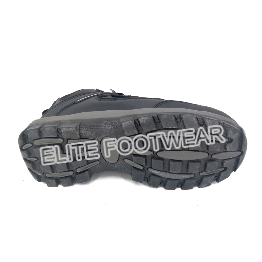 LEATHER SAFETY SHOES Steel toe Steel plate Sapatos de seguranca HRO RUBBER SOLE botas de seguridad industrial