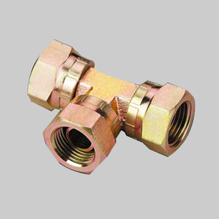 DB BSP HEMBRA 60 ° CONE TEE adaptador hidráulico