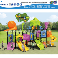 Nuevo patio de juegos de acero galvanizado para niños con brisa marina Sea Breeze (HD-2505)