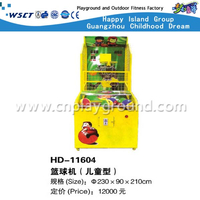 Los niños juegan los juegos de la moneda de la máquina del baloncesto para la venta (HD-11604)