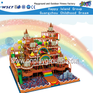 Jouets d'équipement de terrain de jeu de château de parc d'attractions pour des enfants (HE-06901)