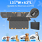 Dog Car Seat Cover for Back Seat Hard Bottom Car Seat Cover for Dogs with Door Protectors for Traveling and Camping