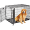 48'' Foldable Collapsible Metal Large XXL Dog Cage Metal Kennels, Stackable Dog Cages for Large Dog, Wholesale Dog Crate Cage