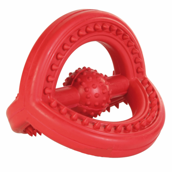 Big Triangle Frame Ball Rubber Dog Toy Natural Rubber Chew Toy