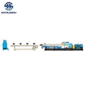 南京海思厂家塑料母粒风冷拉条造粒线