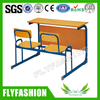 Latest Wood Detachable Double School Student Desk and Chair (SF-35D)