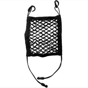 3-Layer Car Mesh Organizer Seat Back Net Bag Barrier of Back Auto Safety Divider Baby Stretchable Storage Bag Universal for Cars