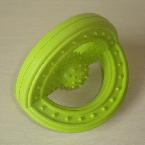 Big Triangle Frame Ball Rubber Dog Toy Natural Rubber Chew Toy
