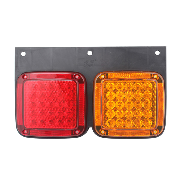 semi trailer waterproof PP plated rear position square combination led tail light