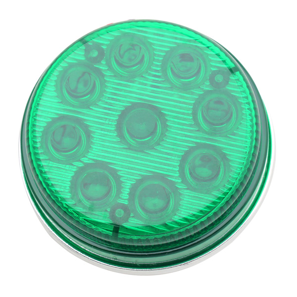 9SMD chrome housing round trailer led marker lamp