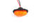 lámpara oval de la etiqueta de plástico de 2 pulgadas mini con el pasamuros de goma