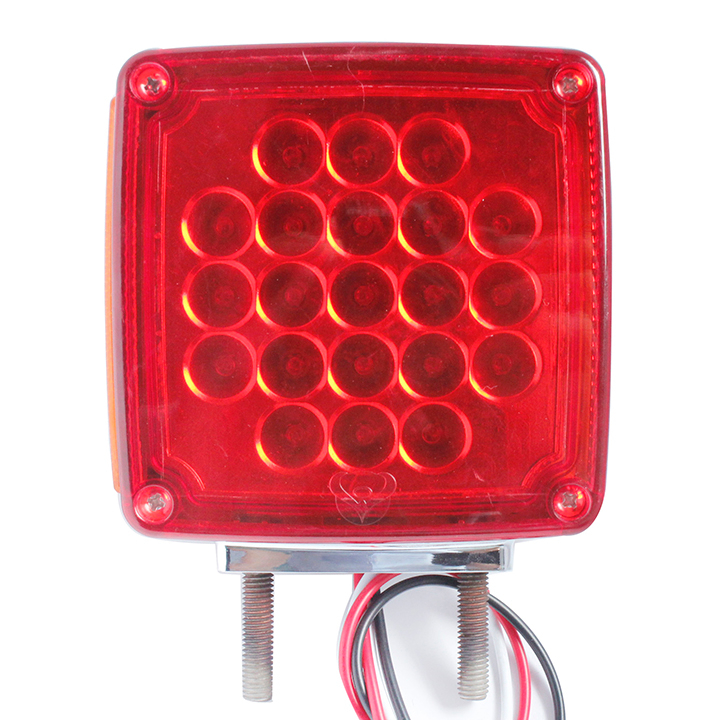 trailer square shape double face led headlight