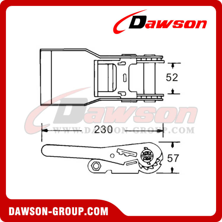 DSRB50508 ラチェット バックル - 中国メーカー サプライヤー