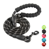 5FT Reflective Pet Climbing Rope Bungee Lead Durable Dog Training Walking Leashes Traction with Padded Handle