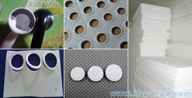 Melamine-sponge-for-electronic-product-tuning-sound Mélamine-éponge pour-produit mise au point électronique du son