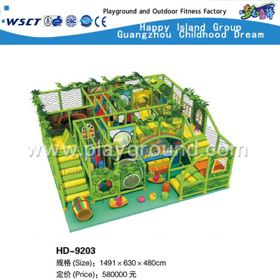 Parque de atracciones Jungle Theme Kids Indoor Playground para la venta (HD-9203)