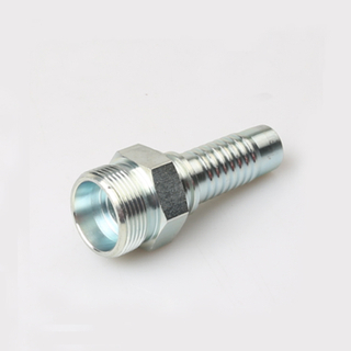 10411 Straight METRIC MALE 24 ° CONE SEAT Zaciskane końcówki węża ssącego