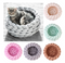 100% Natural Luxury Crochet Arm Knit Giant Chunky Braid Cotton Tube Hideout Perch Cave Pet Dog Cat Bed Handmade Knitting