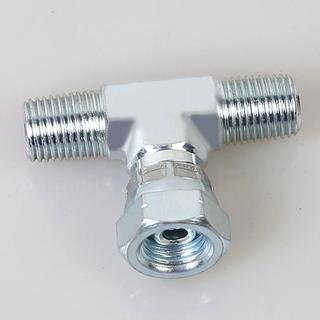 BB BSP MACHO 60 ° ASIENTO / BSP HEMBRA 60 ° CONE BRANCH TEE Adaptador de tubo a tubo