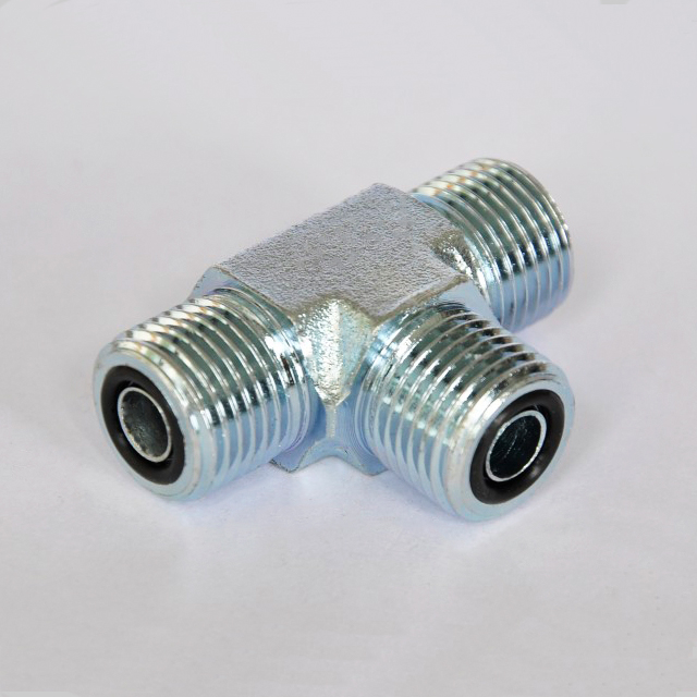 Série FS2603 SAE # 520401 T conector de tubo MFS-MFS-MFS T igual