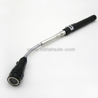 3 LED Pick-up Aluminium Antenna Flashlight with Clip